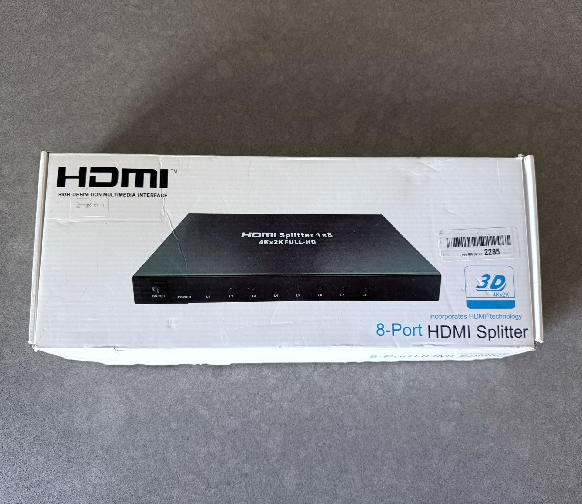 NEW in Box 1-to-8 HDMI Splitter