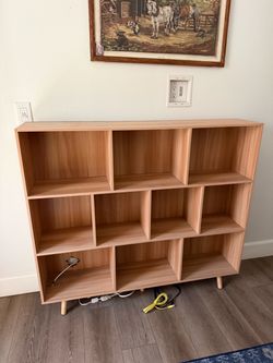 Mid century modern style bookshelf