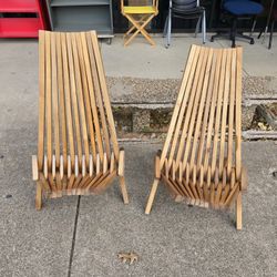 Outdoor Wood Chairs