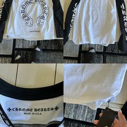 Long Sleeve Chrome Heart Shirt