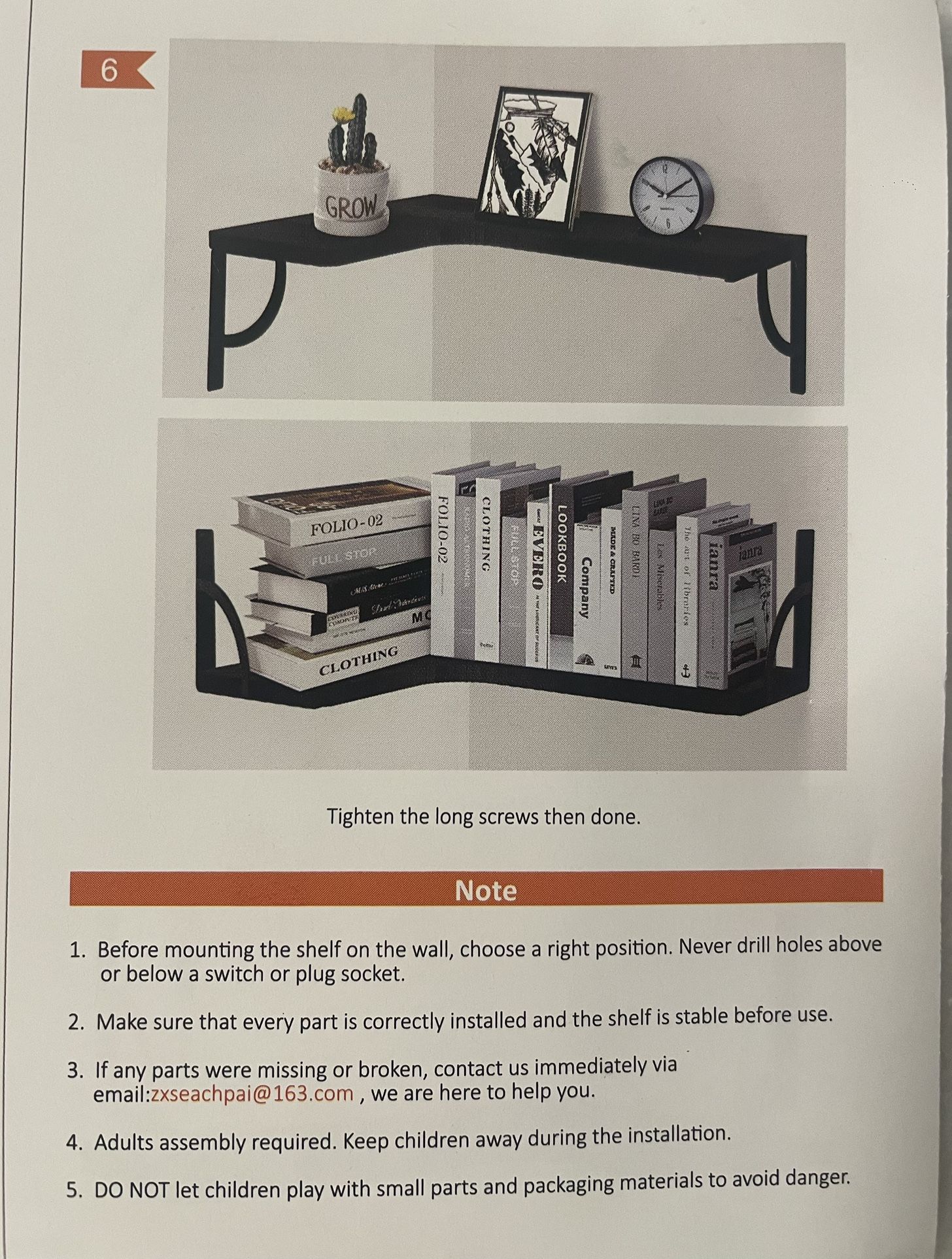 Floating Corner Shelves