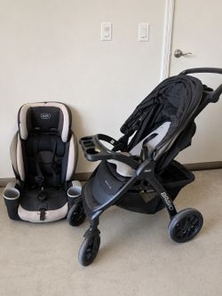 Chicco car seat and stroller