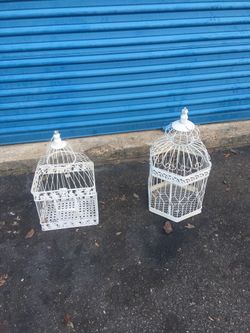 Decorative Bird Cages (20”tall-12”wide)