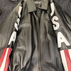 Leather World By Lucky Leather USA Leather Jacket