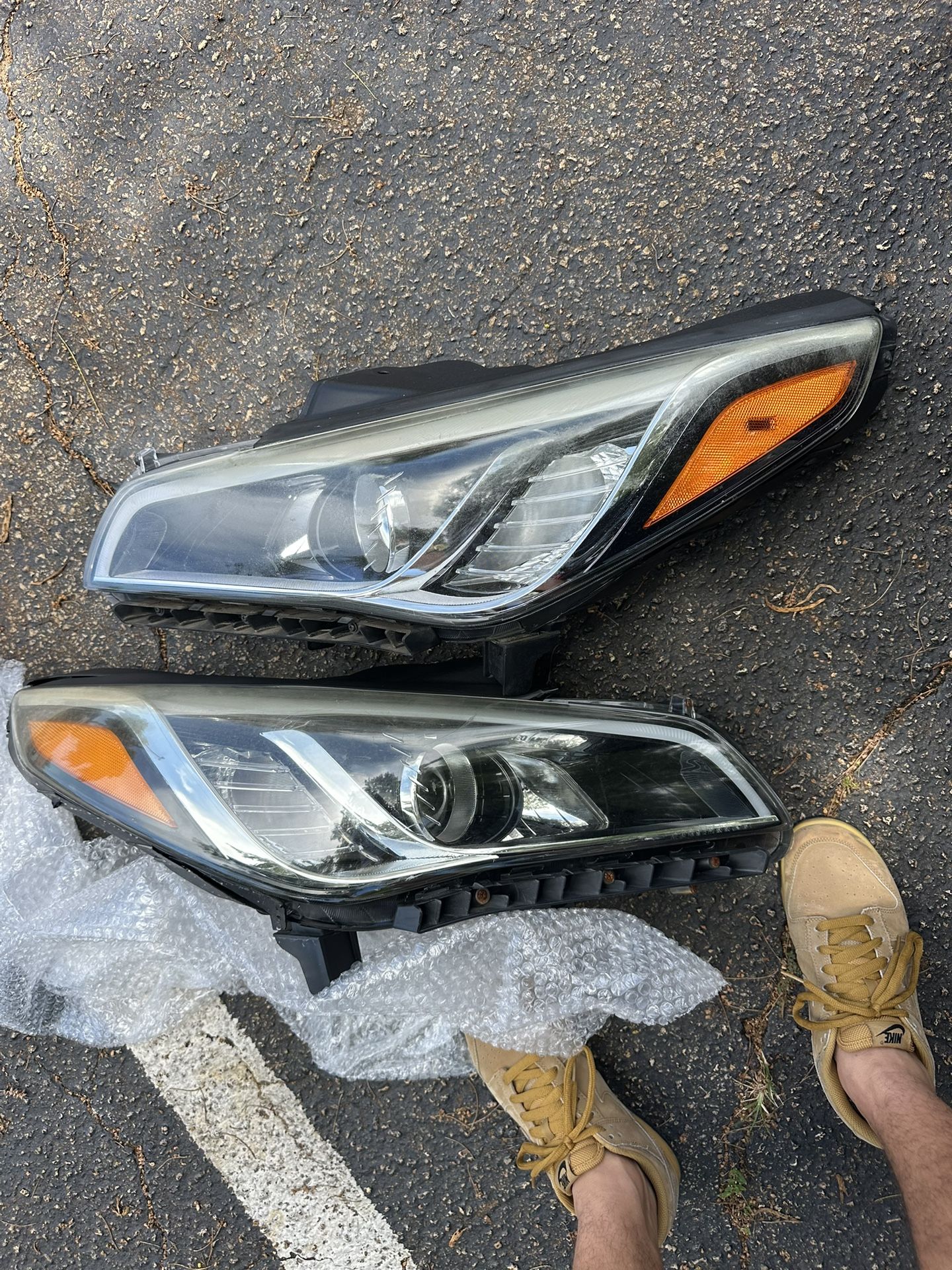 Car Headlights Luces delanteras de Hyundai Sonata 2015-2017