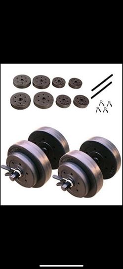 Dumbbells 20 adjustable from 20-15-10-5