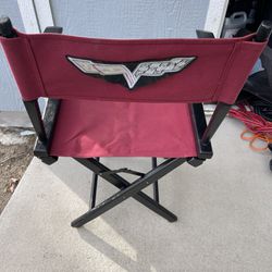 Corvette Custom Directors Chair 