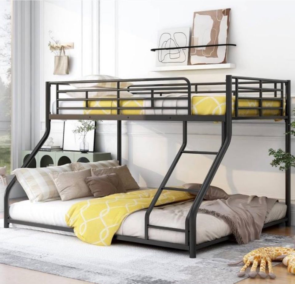 Twin Over Queen Bunk Bed,