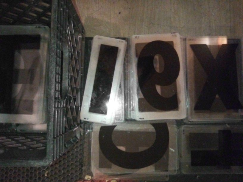 Sign Advertising Letters And Numbers