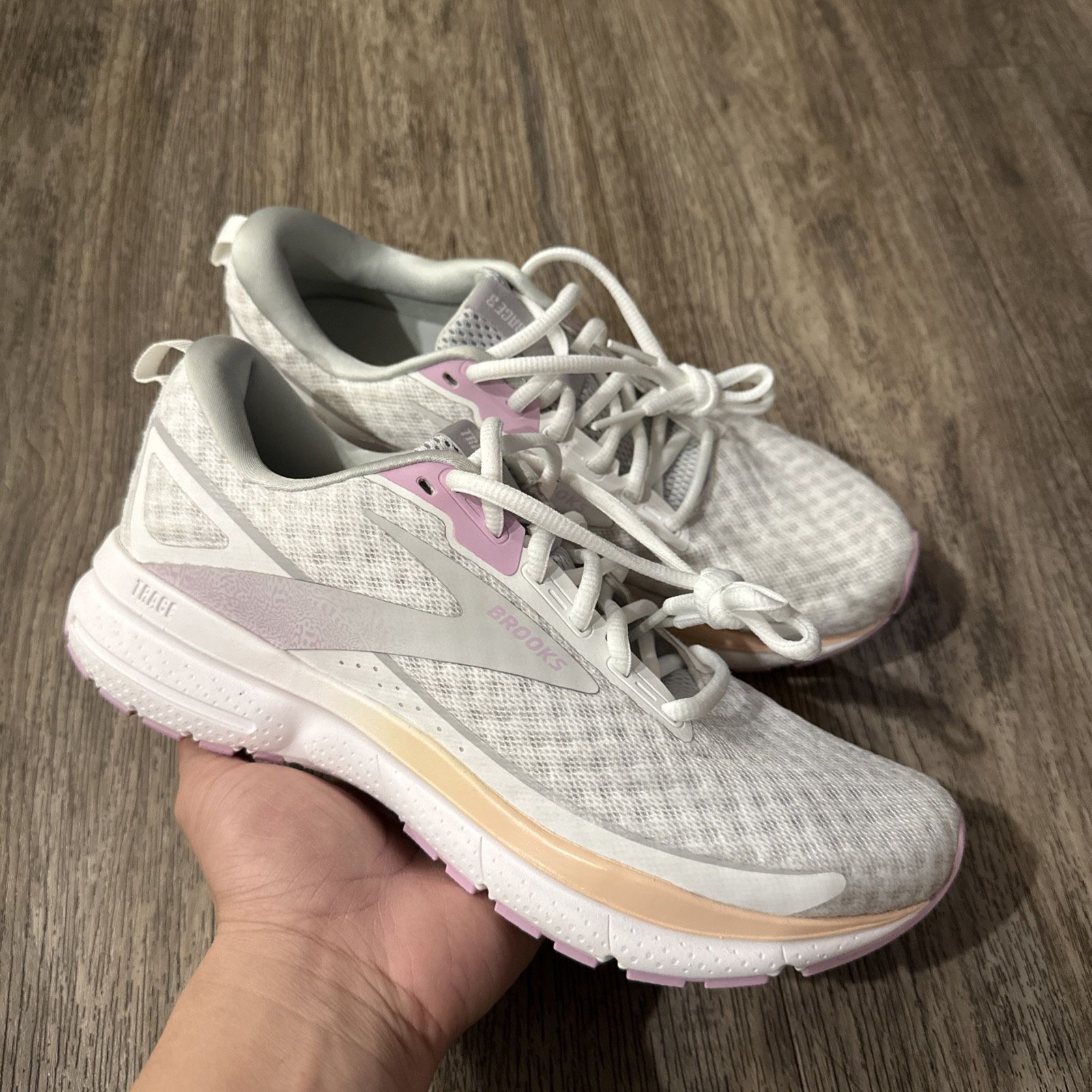 Brooks Trace Sample Black Athletic Running Shoes Women's Size B