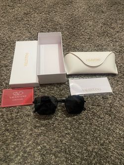 Valentino Garavani Sunglasses with Case and Box