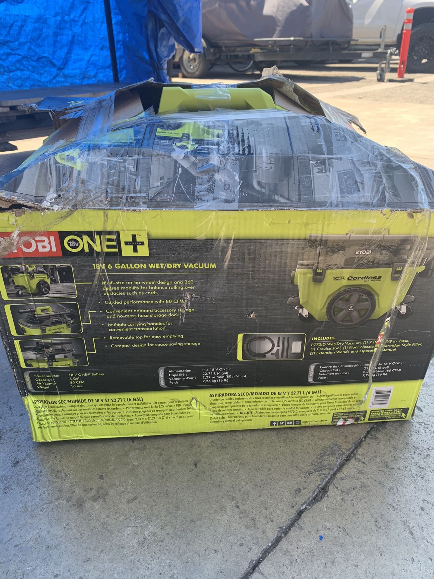 Ryobi Wet/dry Vacuum