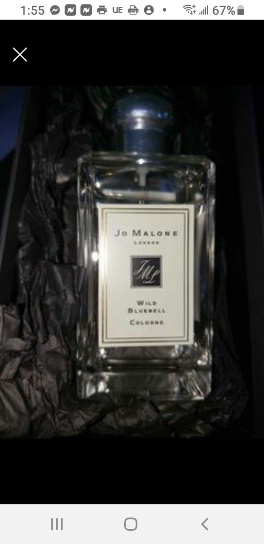 Jo Malone Wild Bluebell Cologne 3.4 oz NEW IN GIFT BOX AUTHENTIC 