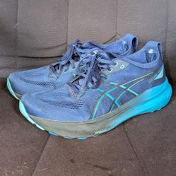 ASICS GEL-Kayano 31 Men's Running Shoes Blue Black Aqua Mesh Rubber