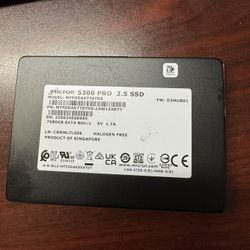 Micron 5300 PRO 7.68TB  2.5 Inch SATA Internal Solid State Drive  (Been Test)