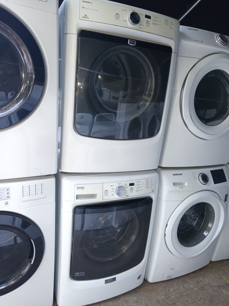 Maytag Front Load Washer And Dryer Set Both Works Good 💯