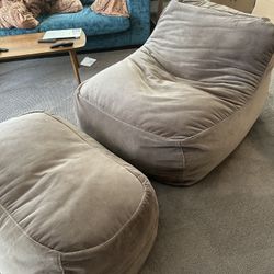 Palermo House Dune Lounge Chair & Ottoman