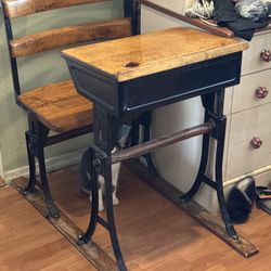 Antique School Desk - Early 1900’s