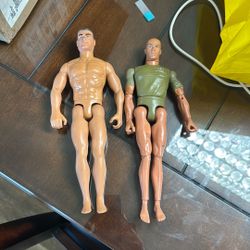 GI JOE 12” ACTION FIGURES (2)