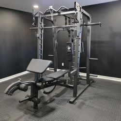 Smith Machine 2001 | Multi-Use Adj Bench | Gym Equipment | Fitness | Squat Rack | Excercise |🔴WEIGHTS AND BARBELL SOLD SEPARATELY 🔴 FREE DELIVERY 🚚