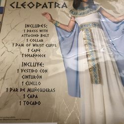 Cleopatra costume size kids large 10-12 Halloween