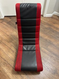 Red and Black Floor Gaming Chair