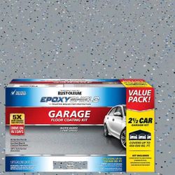 Garage Floor Epoxy Kit 2-1/2 Car Size