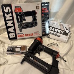 BANKS 18 Gauge Brad Air Nailer