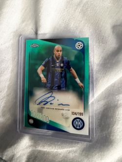 2025/26 Topps Chrome UEFA Club Competitions Adriano Legend Auto #CA-IA /199