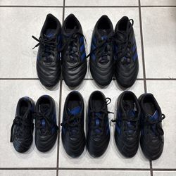 Adidas Soccer Cleats Boy Girls Sports Shoes Size 10C, 1Y, 1.5Y, 5Y, 6Y