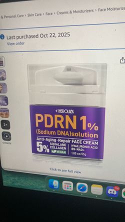 Anti-aging face moisturizer