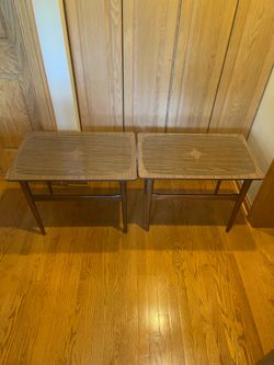 Pair of mid Century side tables