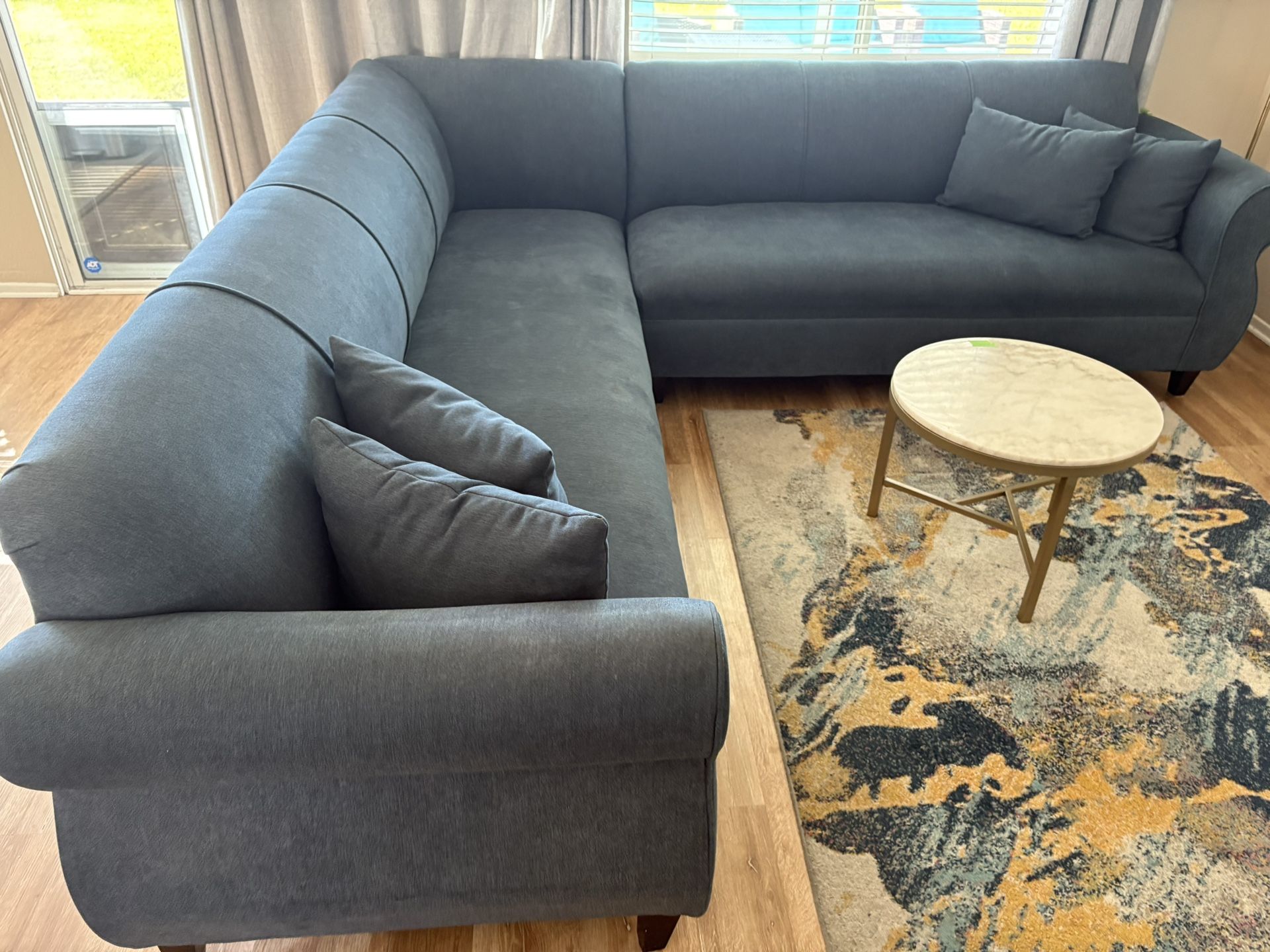 Navy Blue Couch