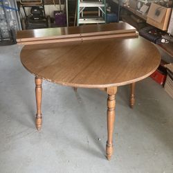 Kitchen Table &two Extensions 