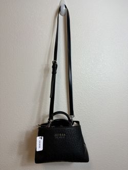 GUESS Minney Mini Black Crossbody Bag Logo Embossed New With Tags