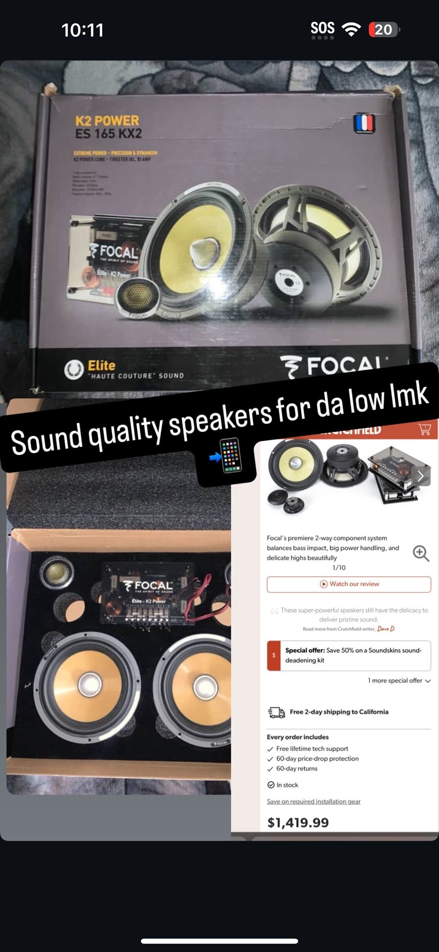 Focal Speakers And Tweeters