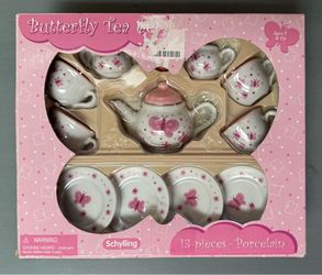 Child’s Playset Butterfly Tea Set just $8