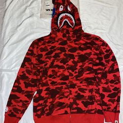 BAPE FULL ZIP-UP (RED)