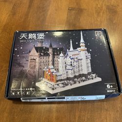 New W Tags Swan Castle Schloss Neuschwanstein Building Block Set Shipping Available 