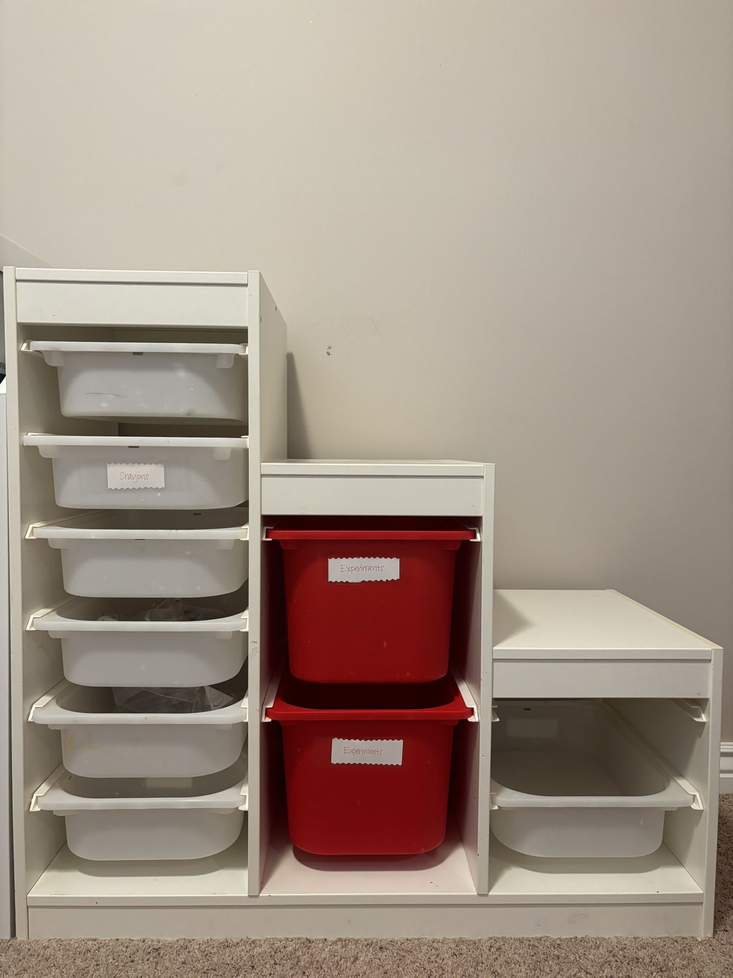 Trofast Storage With Bins Toys Organizer