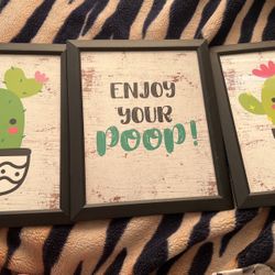 Cacti Bathroom Decor