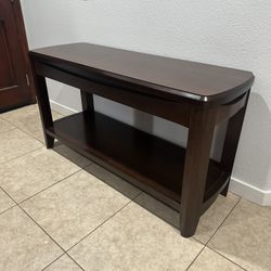Console Table  -52” L X 28” H x 18” W 