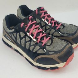 Red Wing Womens 2339 Steel Toe Work Safety Sneaker Color Pink/Gray Size 8.5 D