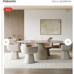Modani Alabaster Dining Table 