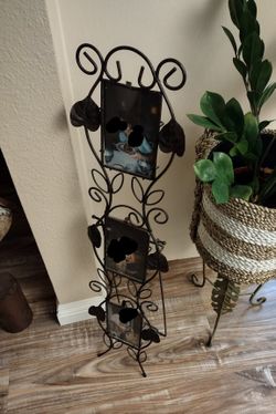 33.5 Inches Tall Floor Standing 3 Photo Frame