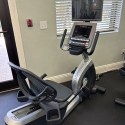 Commercial Recumbent Bike With TV