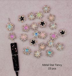 Metal Star Fancy Beads