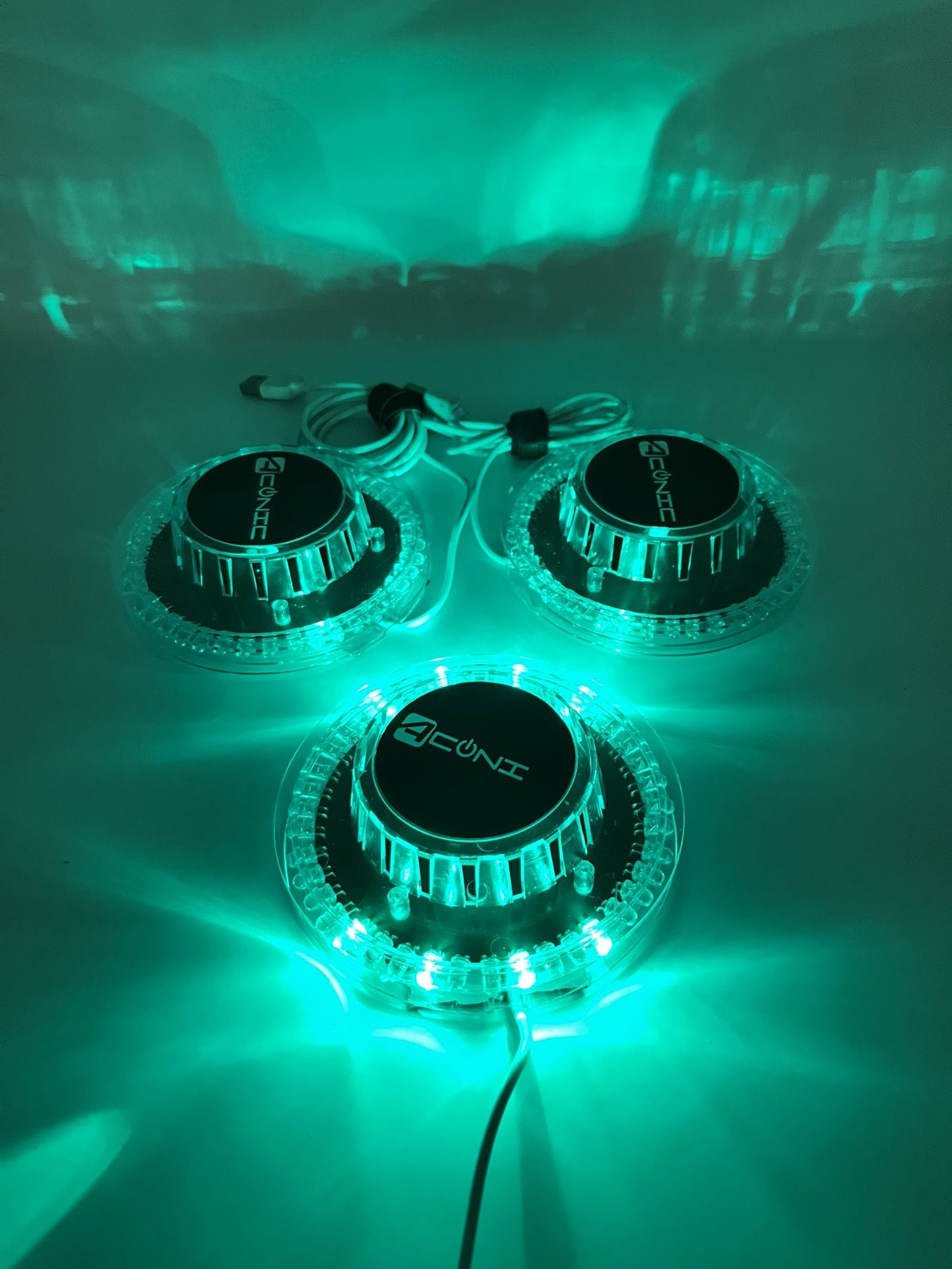 4conic Sound Activated Disco Party Light Show w/ 42 LED lights 9 Music Patterns
