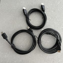 3 High Speed HDMI cables