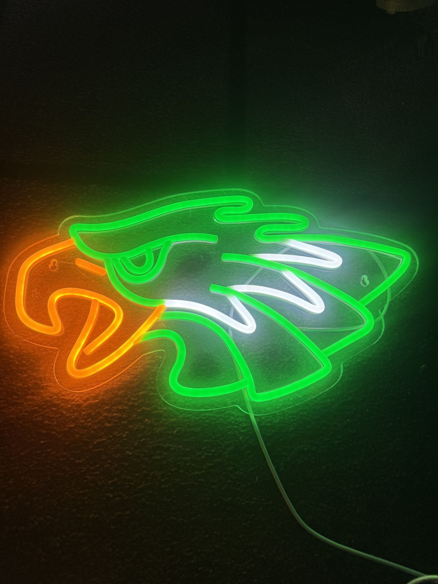Led Eagle Neon Signs for Wall Decor, Dimmable Neon Lights, Cool Eagle Hanging Signs for Bedroom Bar Man Cave Club Dormitory Sport Fans Birthday Party